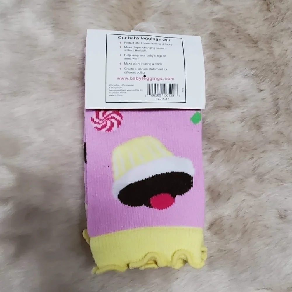 NEW!  GIRLS BABY LEGGINGS - 2 PAIRS